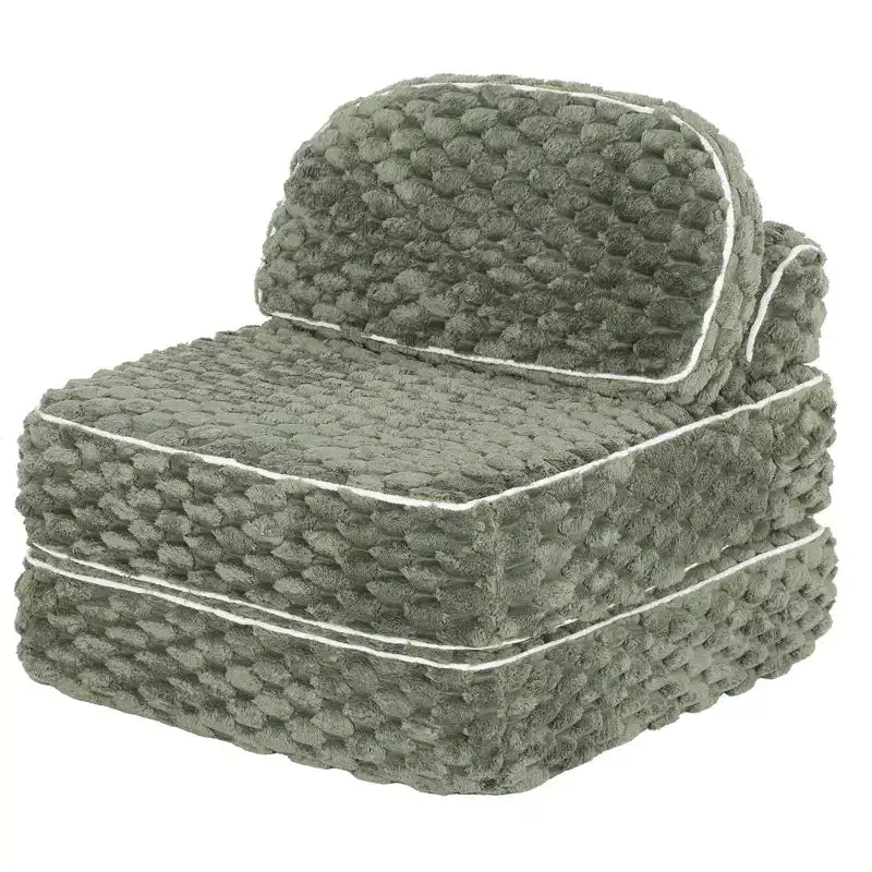 Ora Maison Convertible Sleeper Chair  Foldable Floor Sofa Bed with Pillow for Gaming & Nap