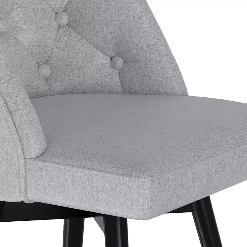 Swivel Bar Stools with Backs,26 Counter Height Bar Stools Set of 2,Modern Kitchen Island Chairs for Kitchen Island