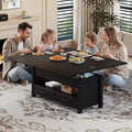 Coffee Table, 4 in 1 Convertible Lift Top Coffee Table with Storage for Living Room - 40 Storage Coffee Tables with 2 Drawers