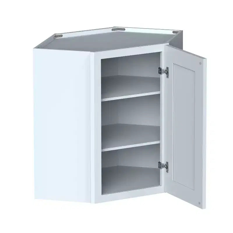 CASAINC 24 W x 30 H x 12 D Shaker Base Kitchen Cabinet, Solid Wood Frame, Water-Based Low-VOC Paint, Soft-Close, RTA, Dove Gray