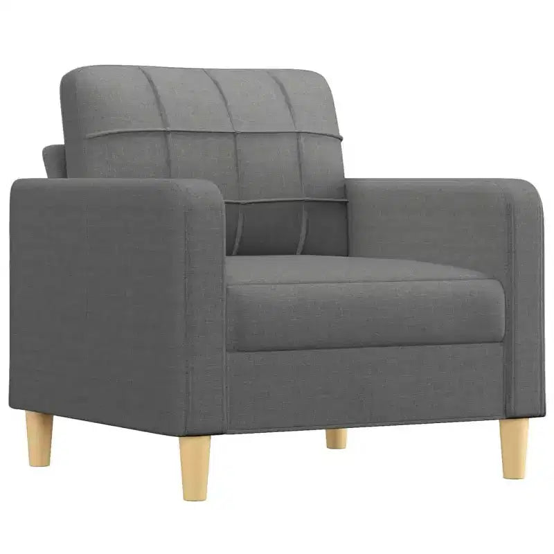 vidaXL Sofa Set Fabric (100% polyester), metal, textilene, plywood