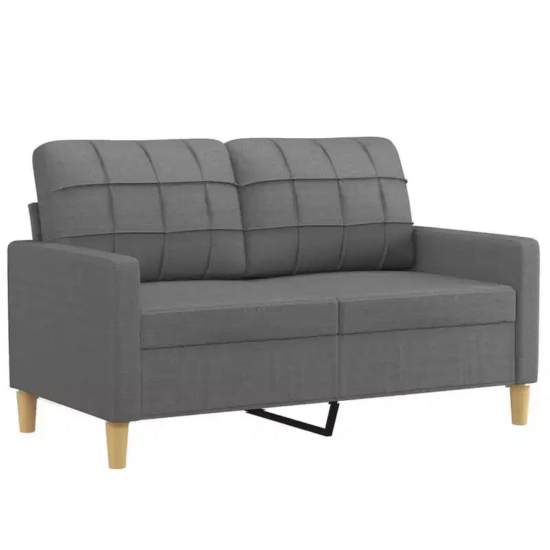 vidaXL Sofa Set Fabric (100% polyester), metal, textilene, plywood