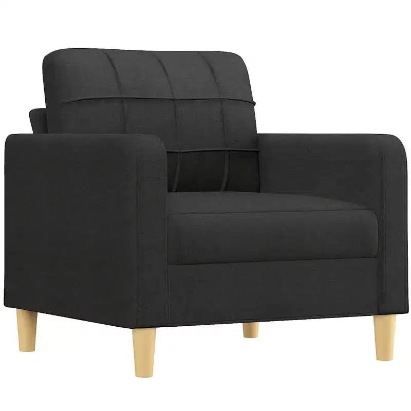 vidaXL Sofa Set Fabric (100% polyester), metal, textilene, plywood