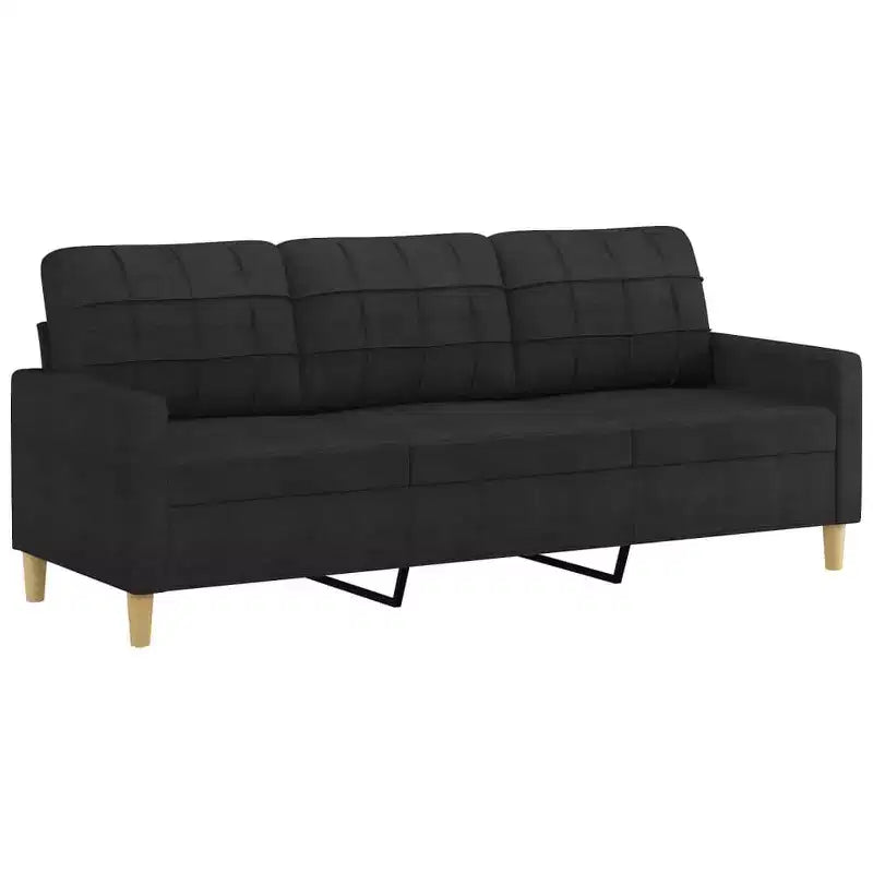 vidaXL Sofa Set Fabric (100% polyester), metal, textilene, plywood