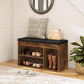 ACOINEL Shoe Storage Bench with Padded Cushion, Entryway Bench with Flip-Open Storage & Adjustable Shelf, Hidden Compartment Shoe Rack