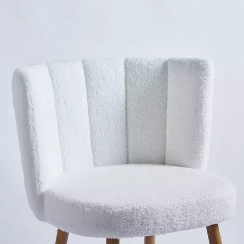 Set of 2 Modern Dining Chairs with Ergonomic Seat Design, Short Hair Cushions, and Comfortable Backrest