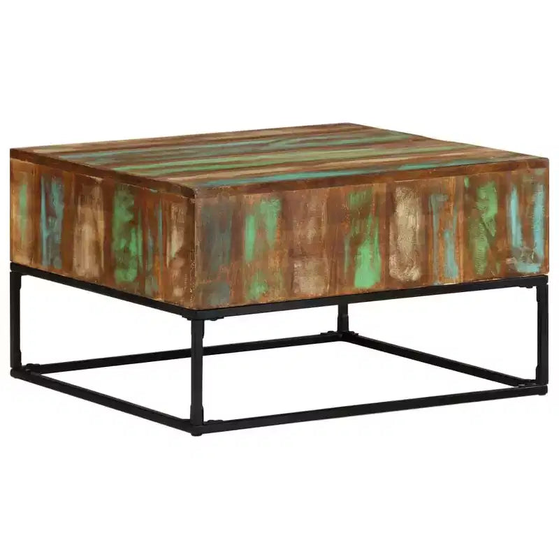 vidaXL Coffee Table Rough mango wood Rough mango wood Medium