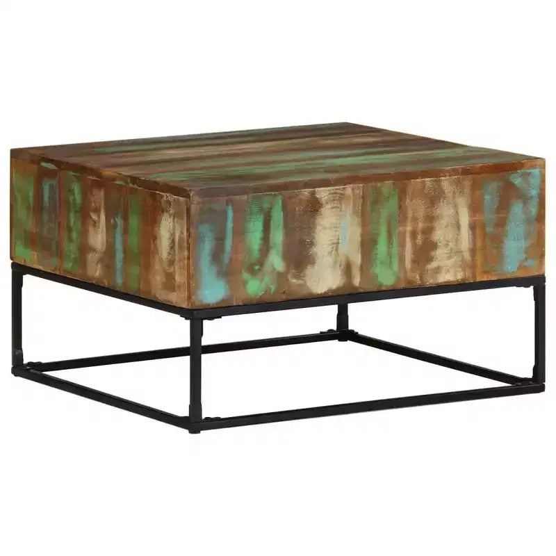 vidaXL Coffee Table Rough mango wood Rough mango wood Medium