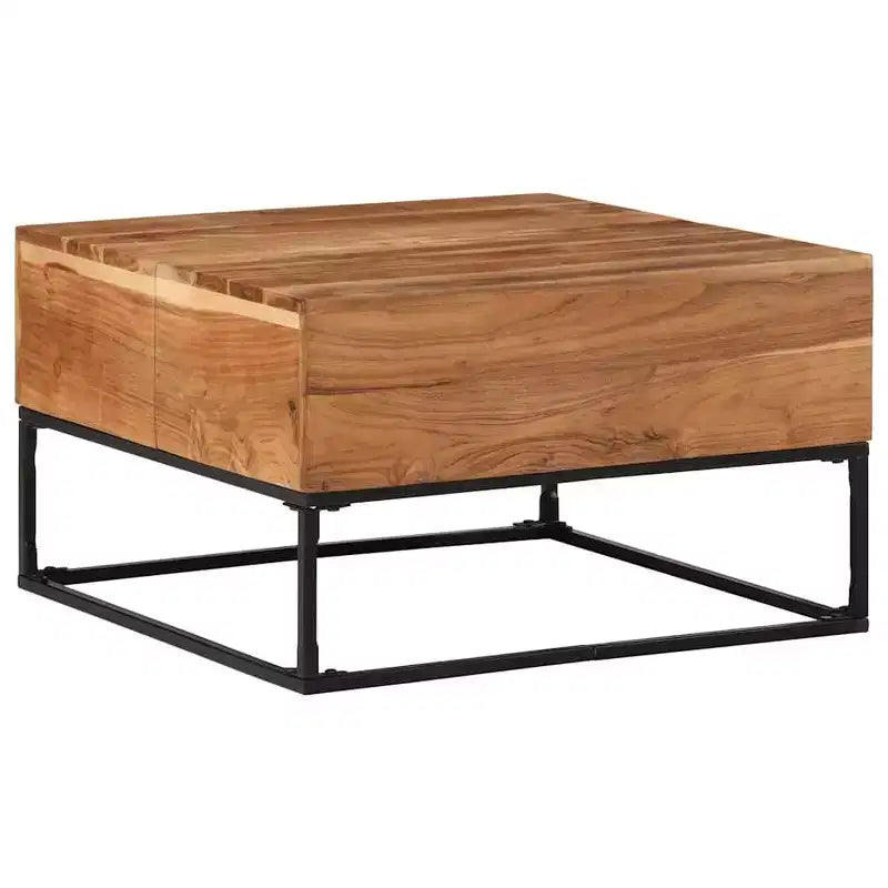 vidaXL Coffee Table Rough mango wood Rough mango wood Medium