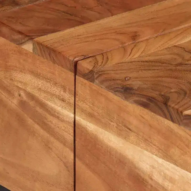 vidaXL Coffee Table Rough mango wood Rough mango wood Medium