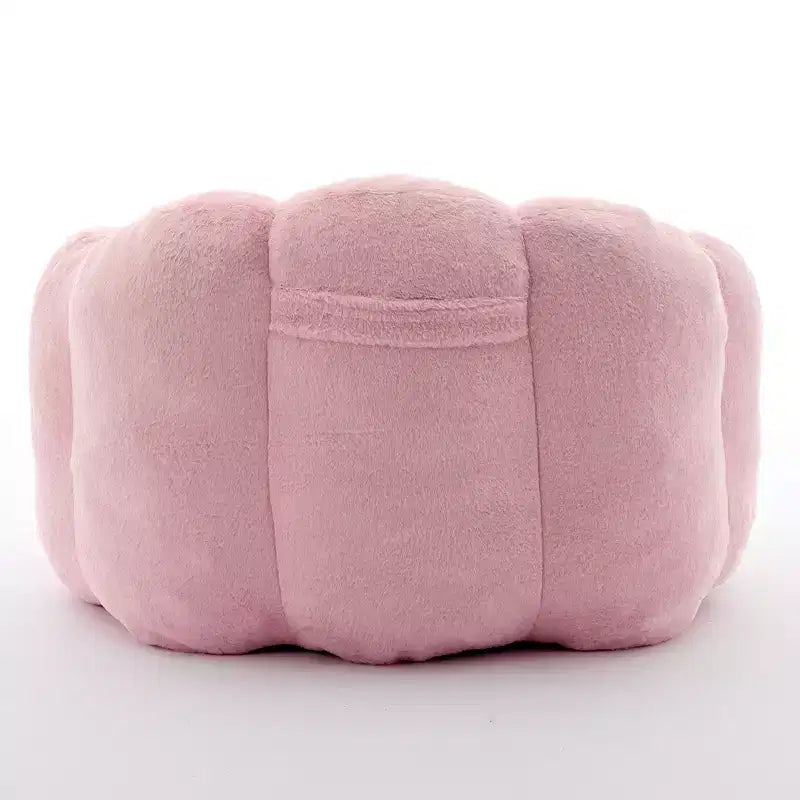Lotus-Shaped Compression Bean Bag Chair with Handle for Adults, No Assembly, Easy Move, Floor Sofa for Living Room Bedroom