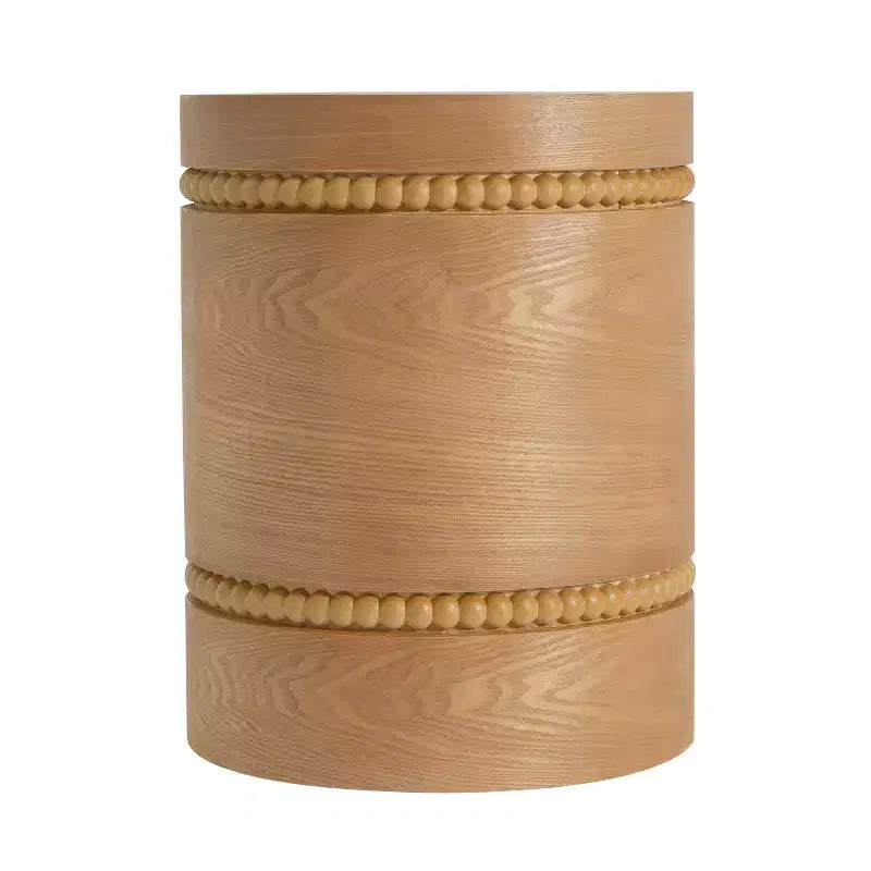 Christopher Knight Home Pranav Modern Wooden End Table with Cylindrical Design