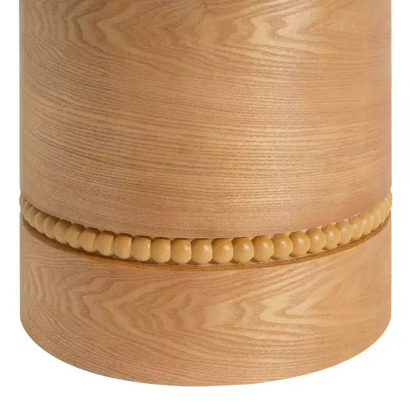 Christopher Knight Home Pranav Modern Wooden End Table with Cylindrical Design