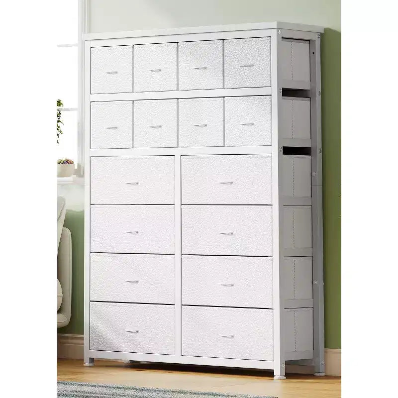 Dresser, 15 Drawers Tall Fabric Storage Tower Organizer Unit for Bedroom, Living Room