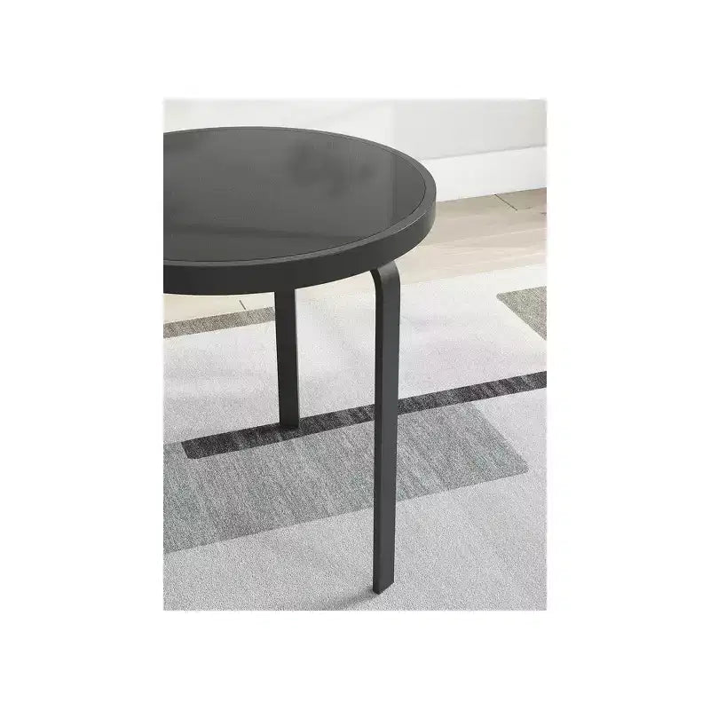 Signature Design by Ashley Dorylin Occasional Table Set, Coffee Table and 2 End Tables, Black Metal and Glass