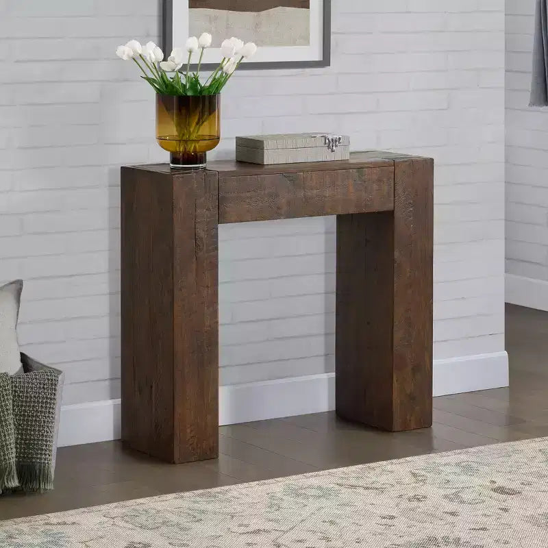 Stockyard Solid Wood Console Table 36 Inch
