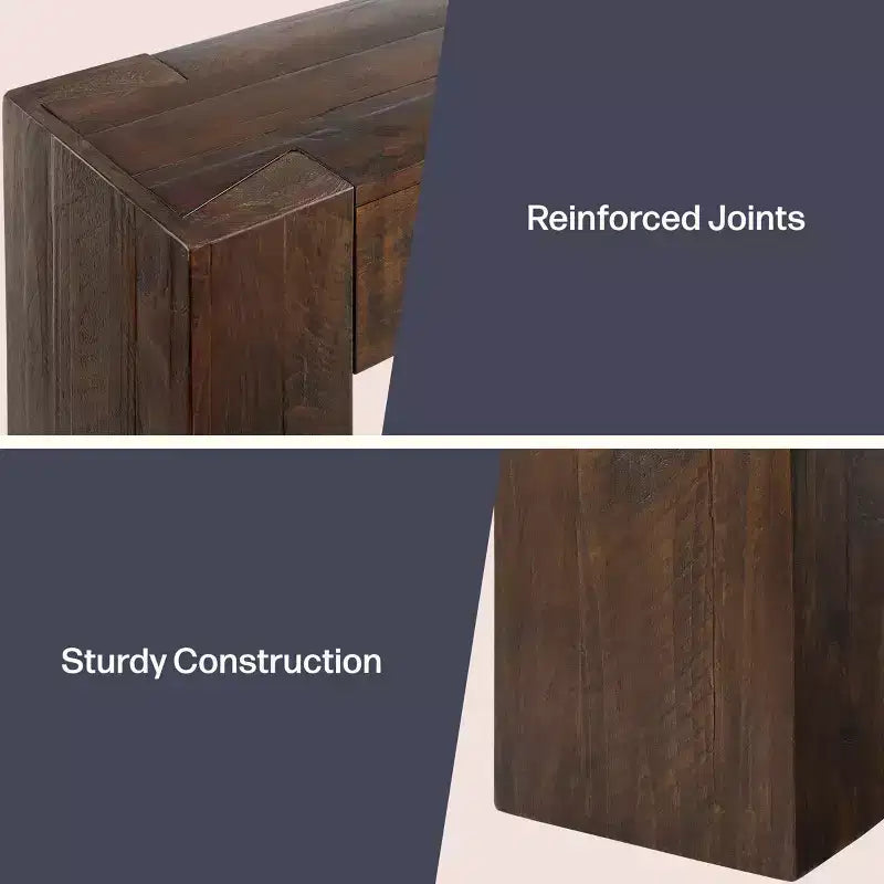 Stockyard Solid Wood Console Table 36 Inch