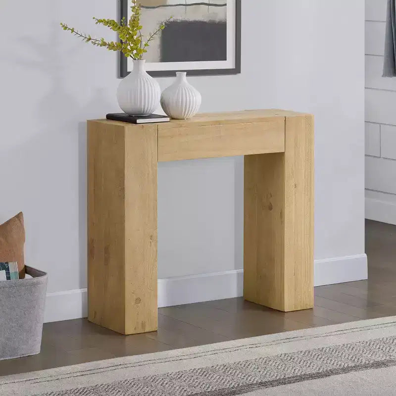 Stockyard Solid Wood Console Table 36 Inch