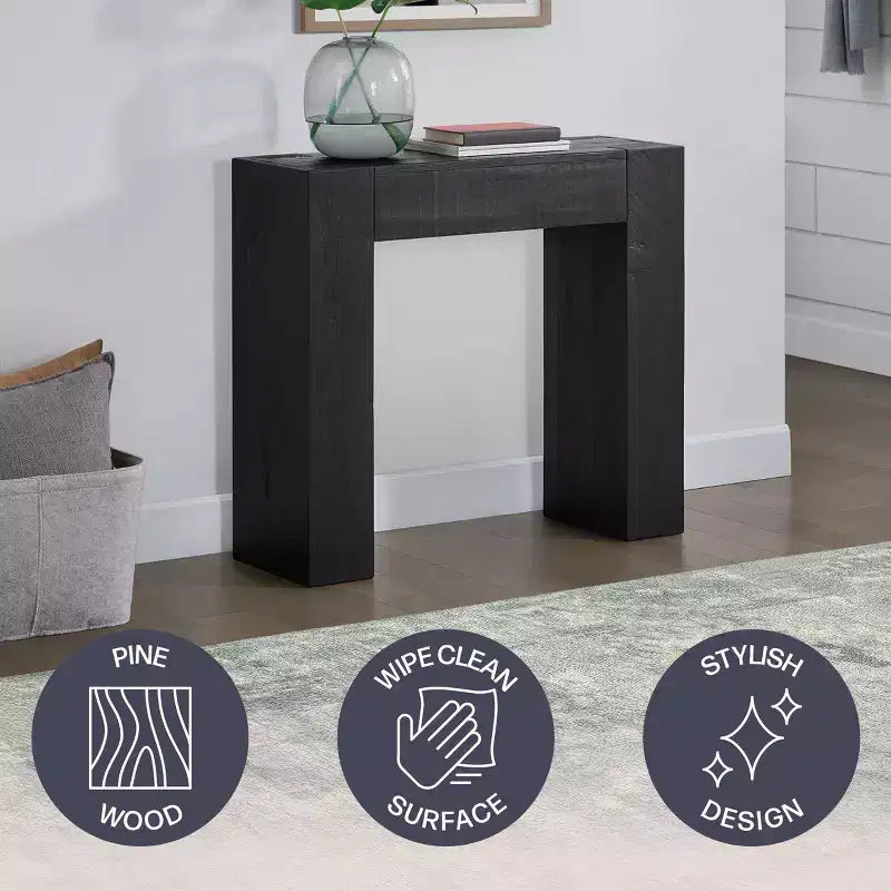 Stockyard Solid Wood Console Table 36 Inch
