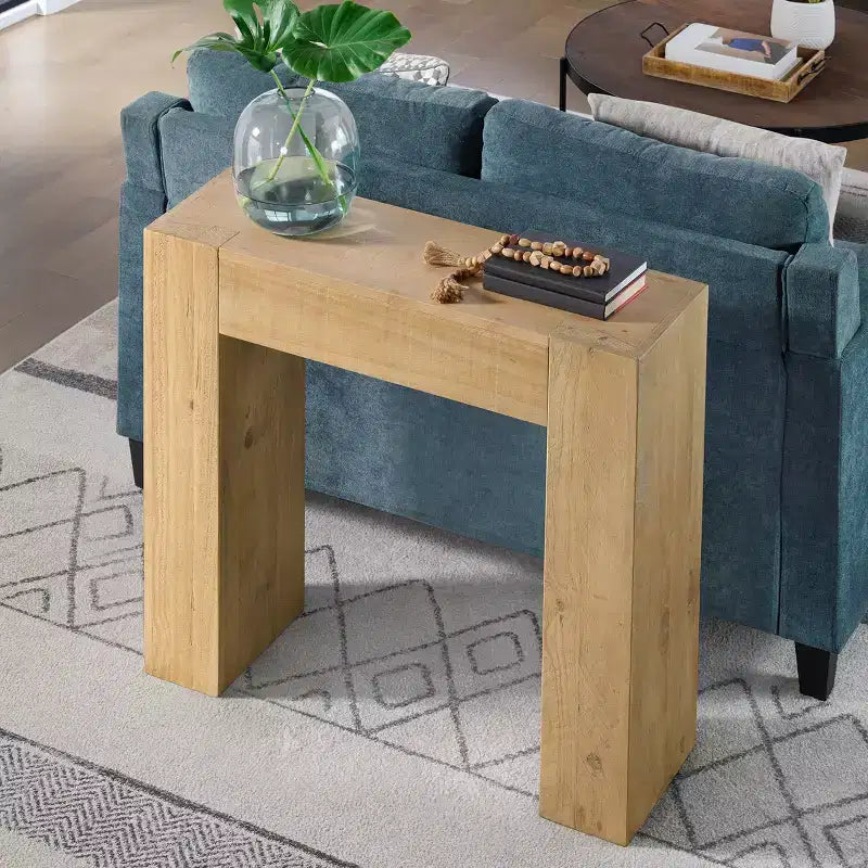 Stockyard Solid Wood Console Table 36 Inch