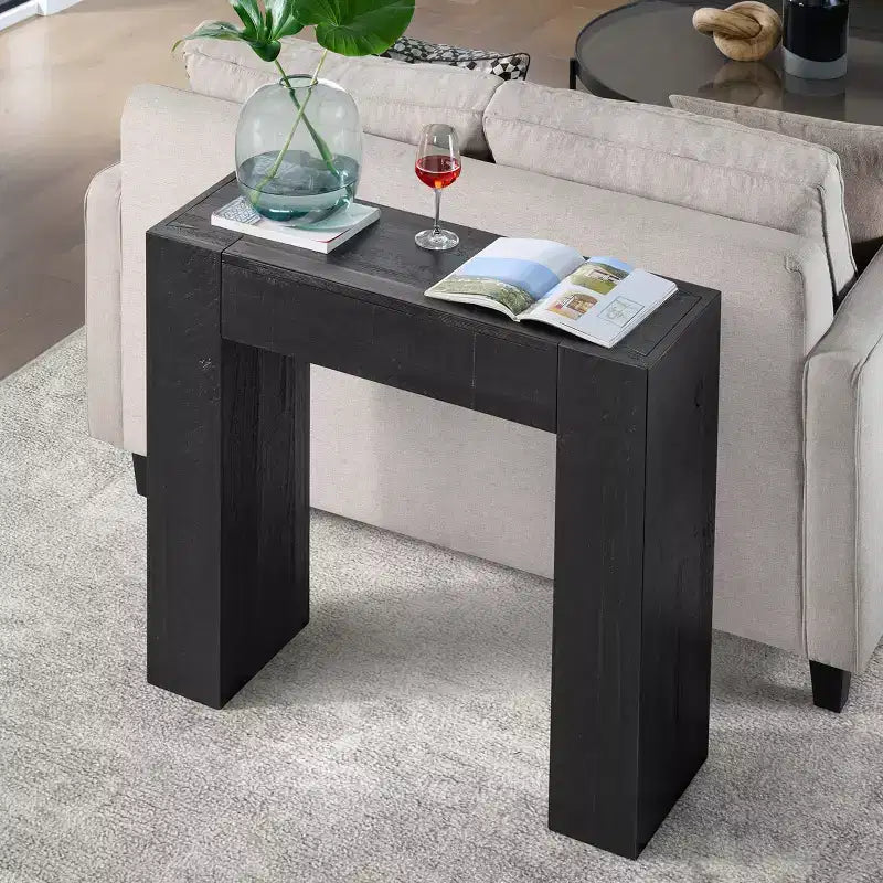 Console en bois massif Stockyard de 36 pouces