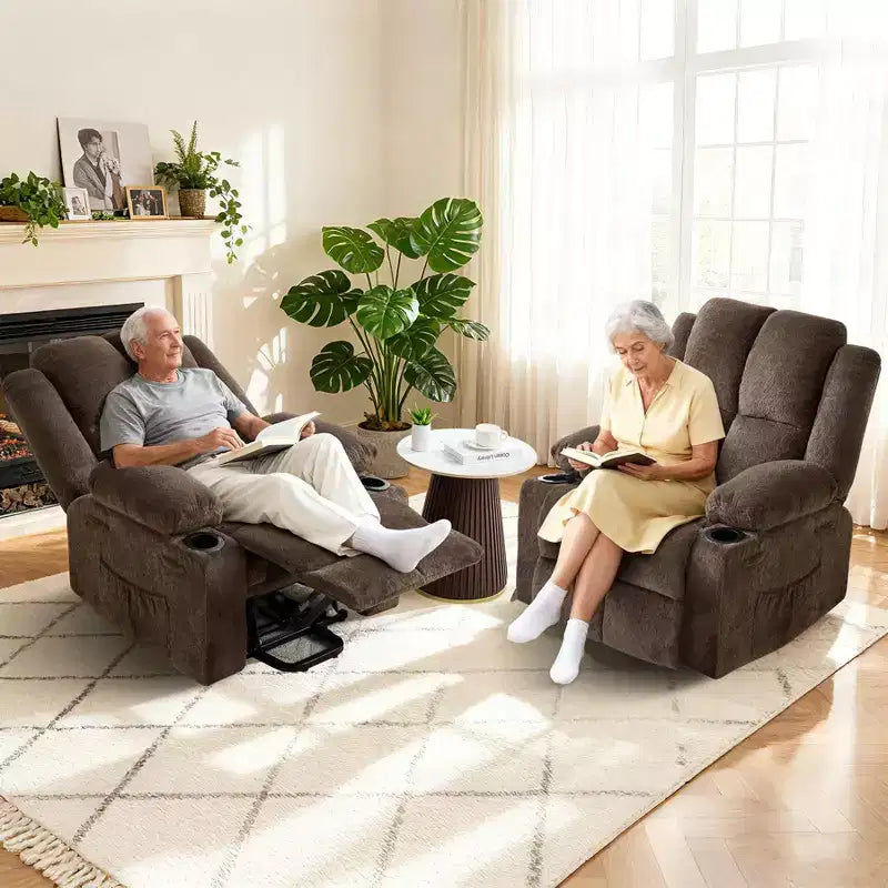 Oversized Power Lift Recliner Chair for Elderly,135Adjustable Lay Flat Lift Chair Electric Recliner Chairs, 2 Cup Holders and Stand Assist