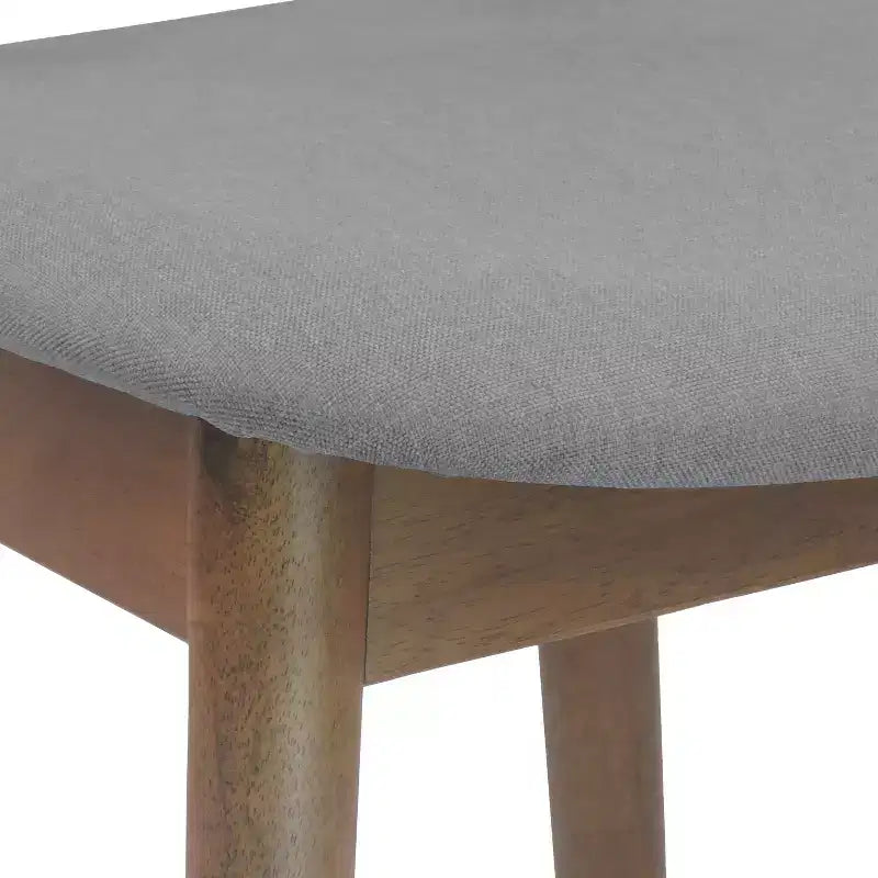 Christopher Knight Home Wanda Mid-Century Modern Rubberwood Upholstered Counter Stools (Set of 2)