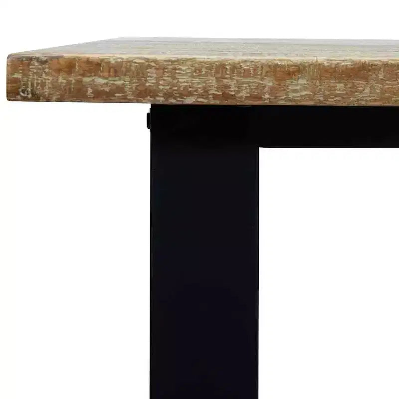 VidaXL Industrial Dining Table in Solid Acacia Wood