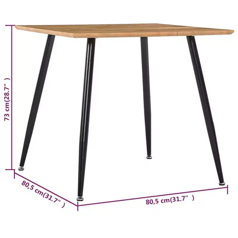 Modern Square Dining Table - Various Colors
