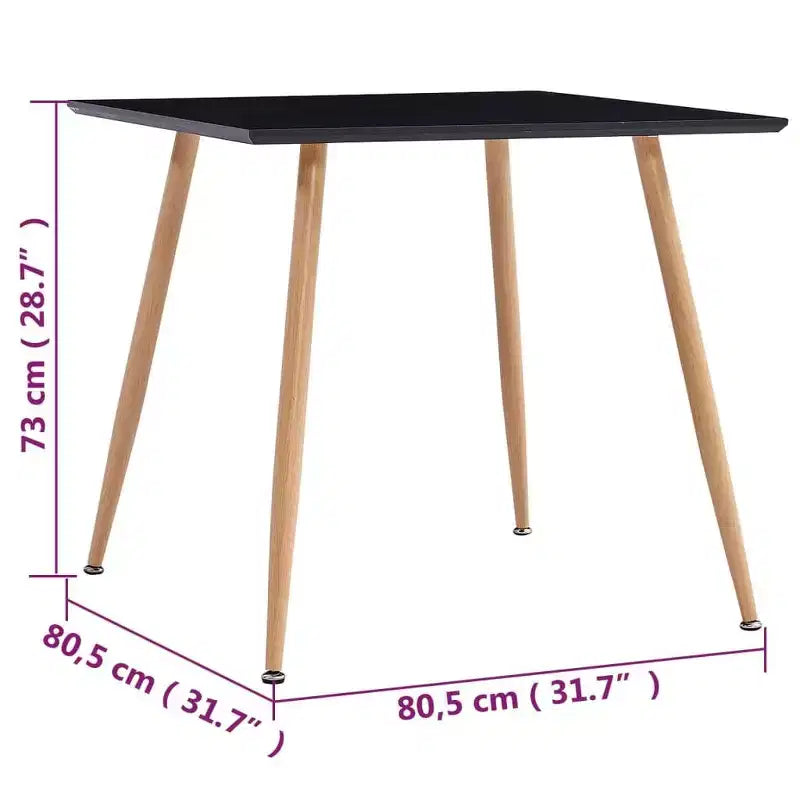 Modern Square Dining Table - Various Colors