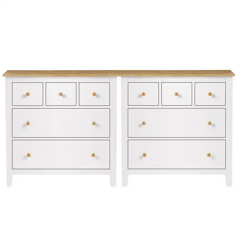5 Drawer Dressser with Solid Wood Knobs