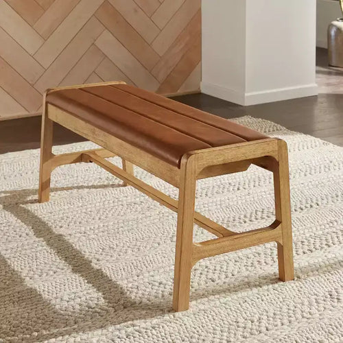 Banc Abstergo Moderne Fini Bois Scandinave - iNSPIRE Q