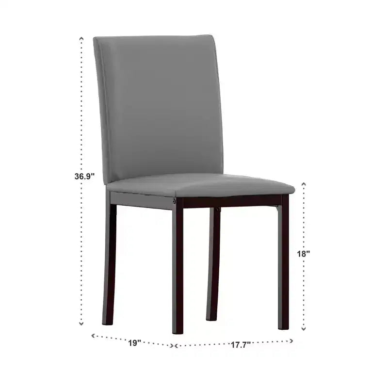 Devoe Metal Upholstered Dining Chairs - iNSPIREQ