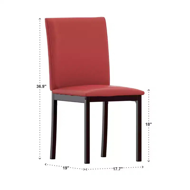 Devoe Metal Upholstered Dining Chairs - iNSPIREQ