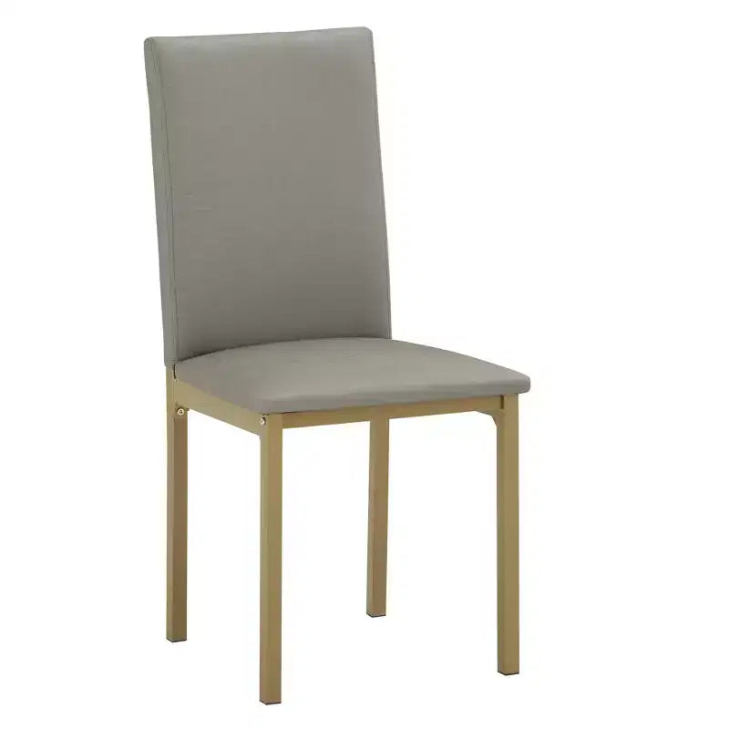 Devoe Metal Upholstered Dining Chairs - iNSPIREQ