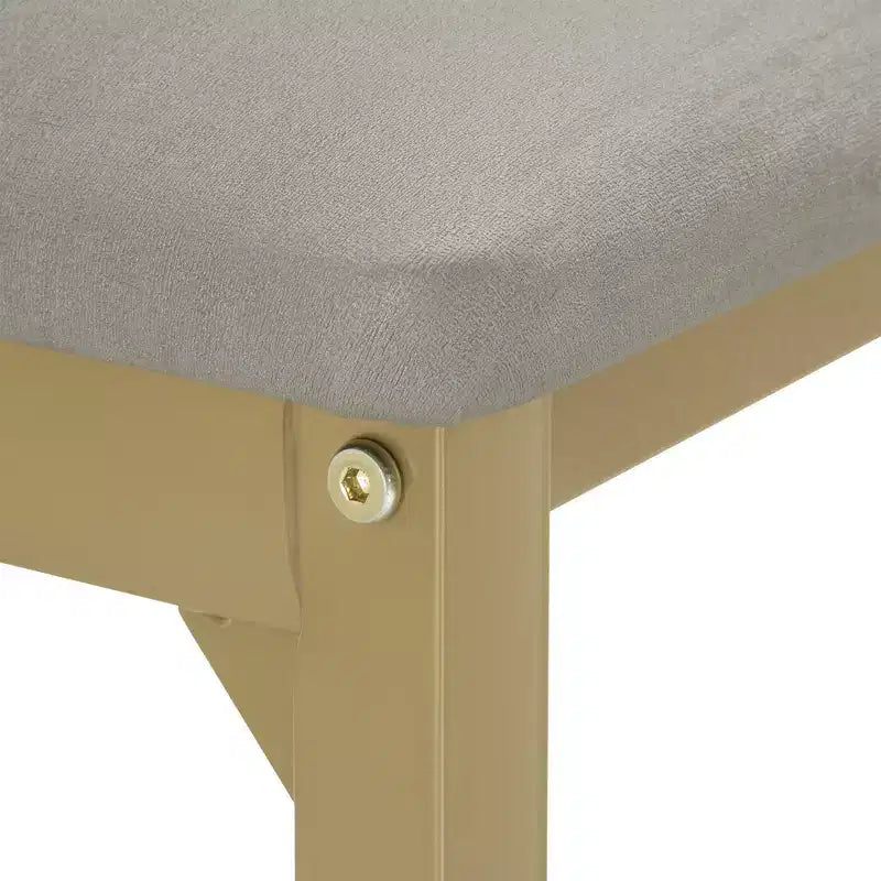Devoe Metal Upholstered Dining Chairs - iNSPIREQ