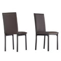 Devoe Metal Upholstered Dining Chairs - iNSPIREQ