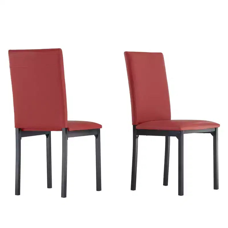 Chaises de salle à manger rembourrées en métal Devoe - iNSPIREQ