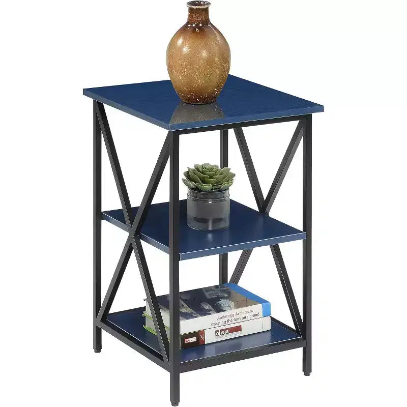HomeStock Rectangle Metal Table Top End Table 1 -piece