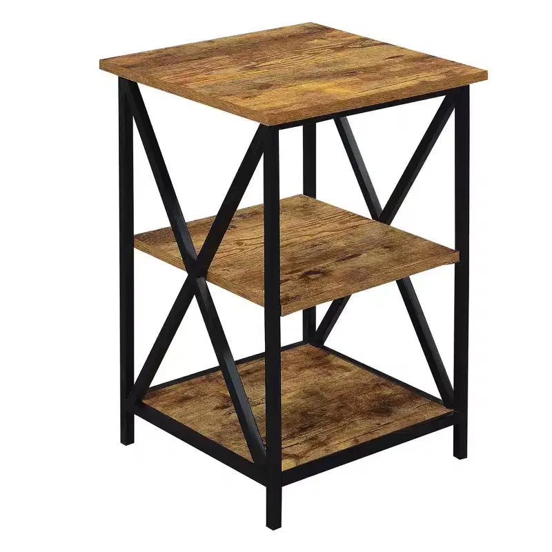 HomeStock Rectangle Metal Table Top End Table 1 -piece