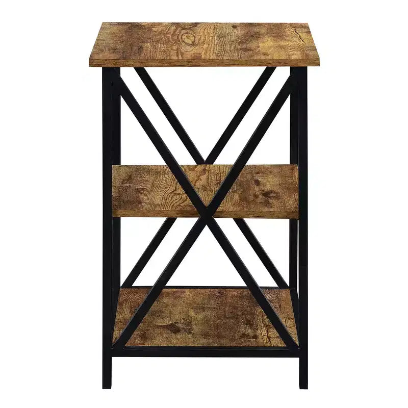 HomeStock Rectangle Metal Table Top End Table 1 -piece