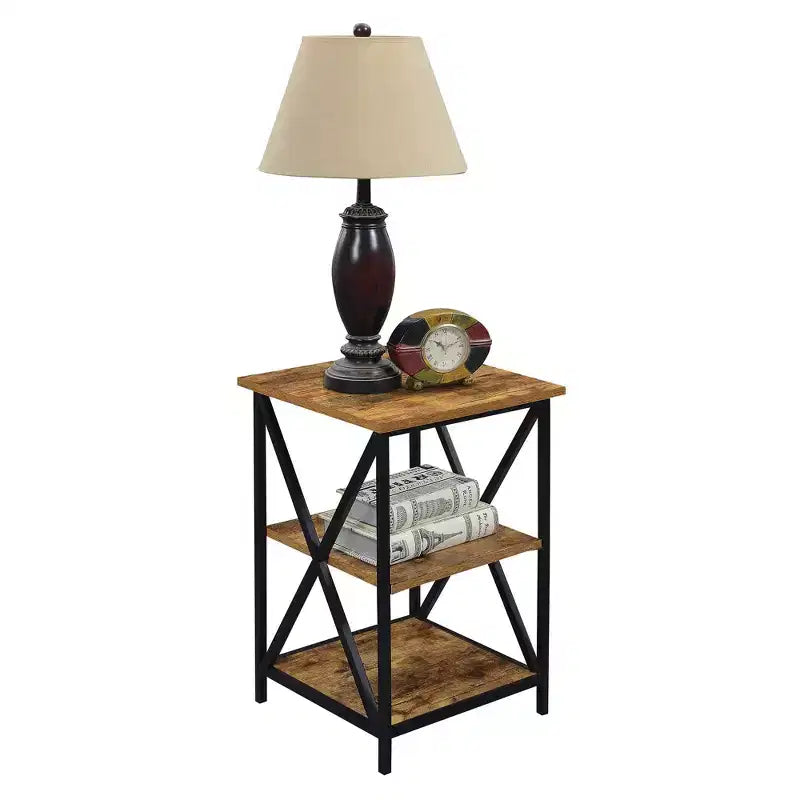 HomeStock Rectangle Metal Table Top End Table 1 -piece