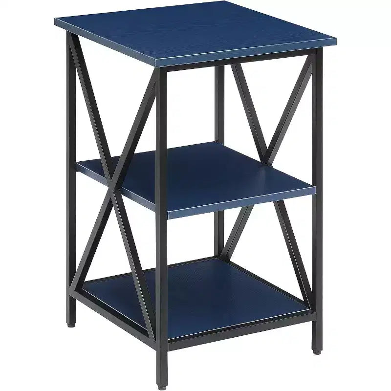 HomeStock Rectangle Metal Table Top End Table 1 -piece