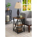 HomeStock Rectangle Metal Table Top End Table 1 -piece