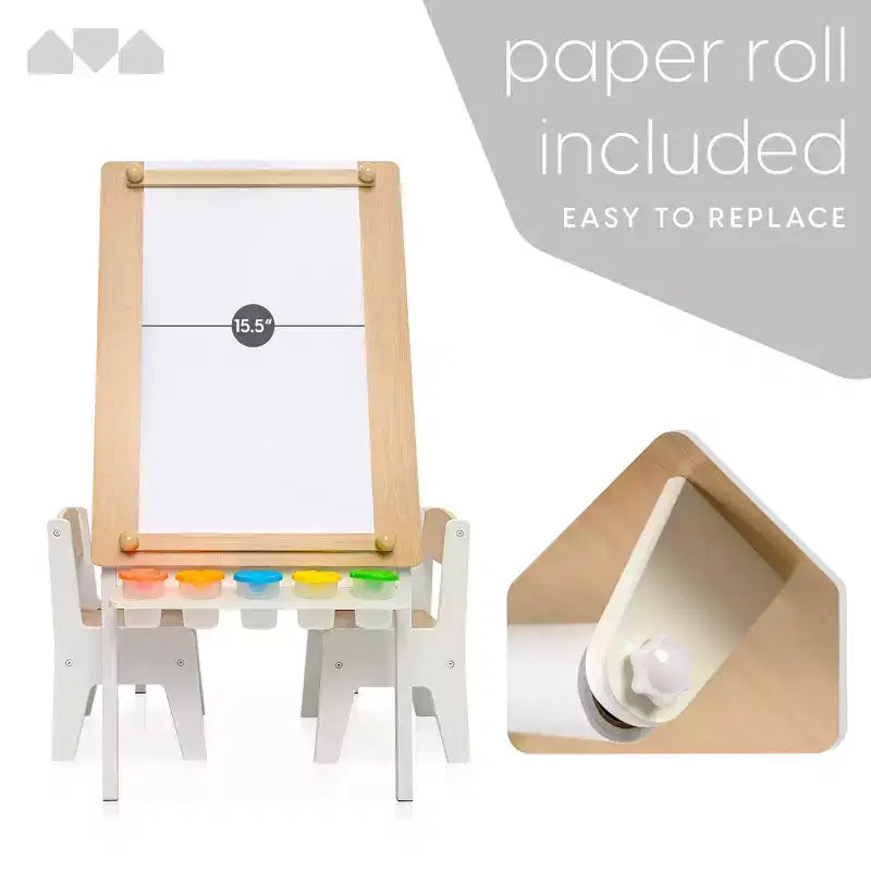 Milliard 2-in-1 Kids Art Table and Chair Set