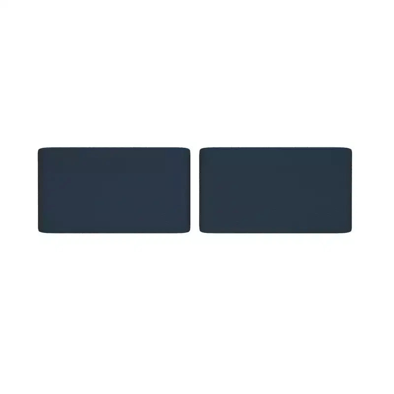 Max & Lily Fundamentals Low Twin over Twin Bunk Bed + 2 Floating Headboards