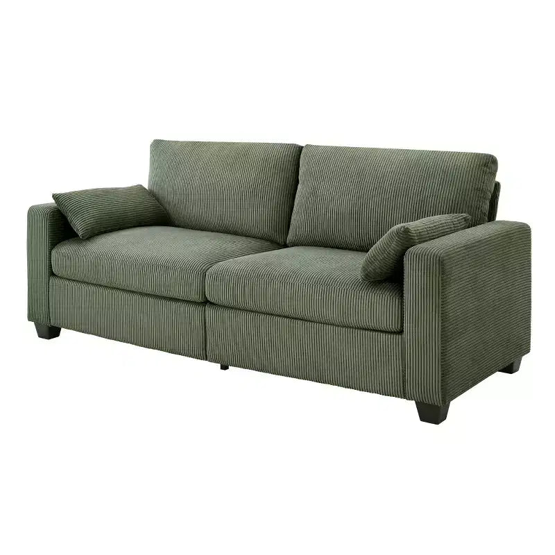 GDFStudio Garcia Modern Fabric Upholstered Loveseat with Removable Covers