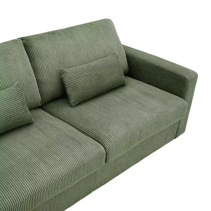 GDFStudio Garcia Modern Fabric Upholstered Loveseat with Removable Covers