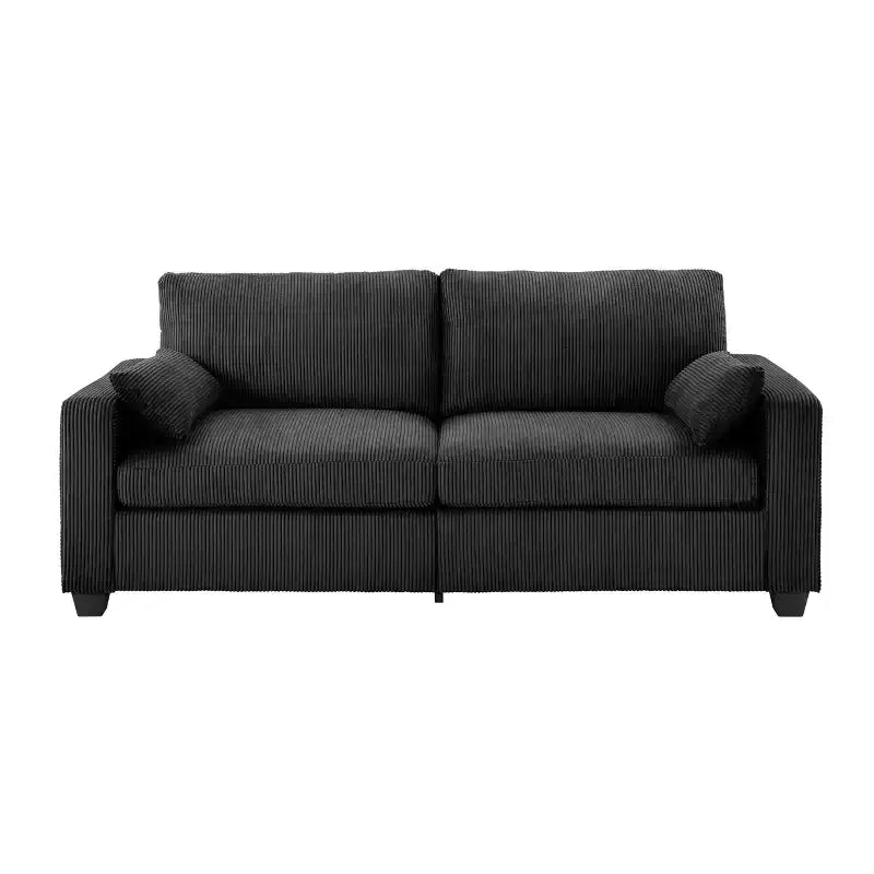 GDFStudio Garcia Modern Fabric Upholstered Loveseat with Removable Covers