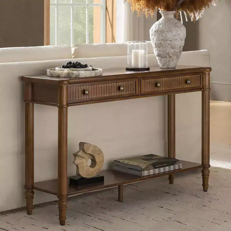 avinien 47.2 W Console Table|HULALA HOME-WALNUT